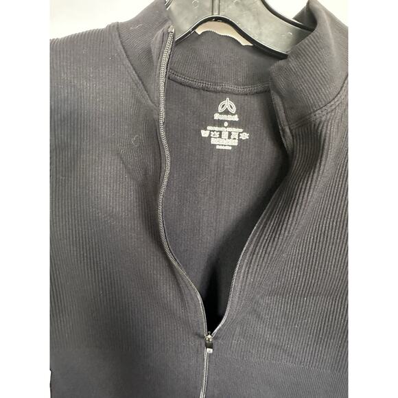 Long Sleeve Jumpsuits for Women Ribbed One Piece Casual Yoga Workout Zip Front S - Picture 4 of 6